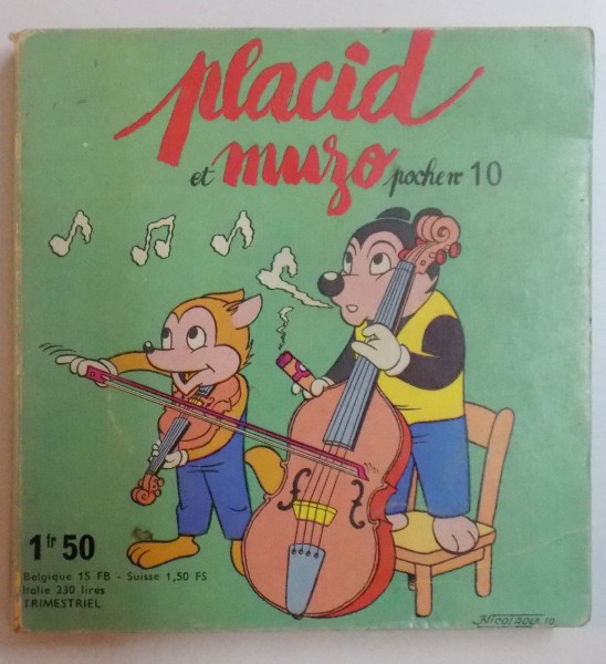 PLACID ET MUZO , POCHE NO.10 , 1966