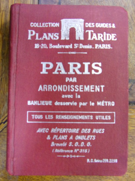 PLAN-GUIDE DE PARIS (1928)