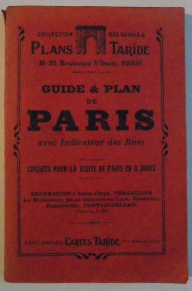 PLAN & GUIDE DE PARIS AVEC INDICATEUR DES RUES