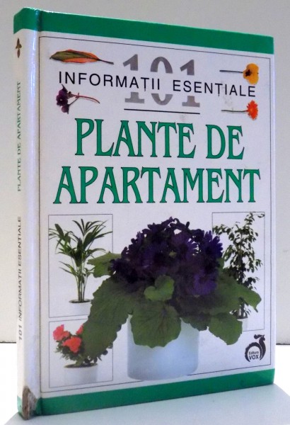 PLANTE DE APARTAMENT - 101 INFORMATII ESENTIALE de JOHN BROOKES , 2001