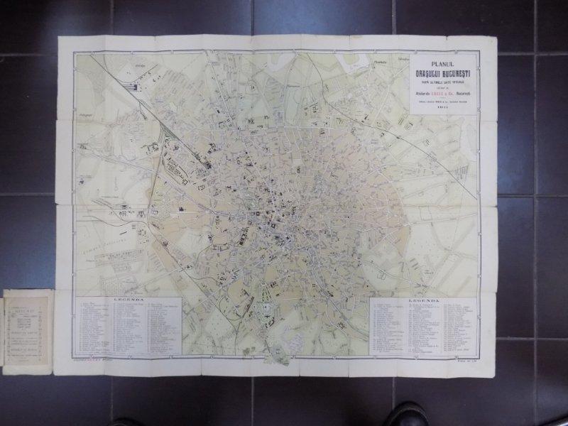 Planul Orasului Bucuresti 1911