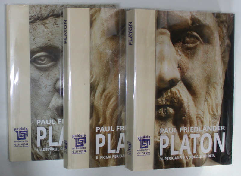 PLATON de PAUL FRIEDLANDER , VOLUMELE I - III ,  2019, VEZI DESCRIEREA !
