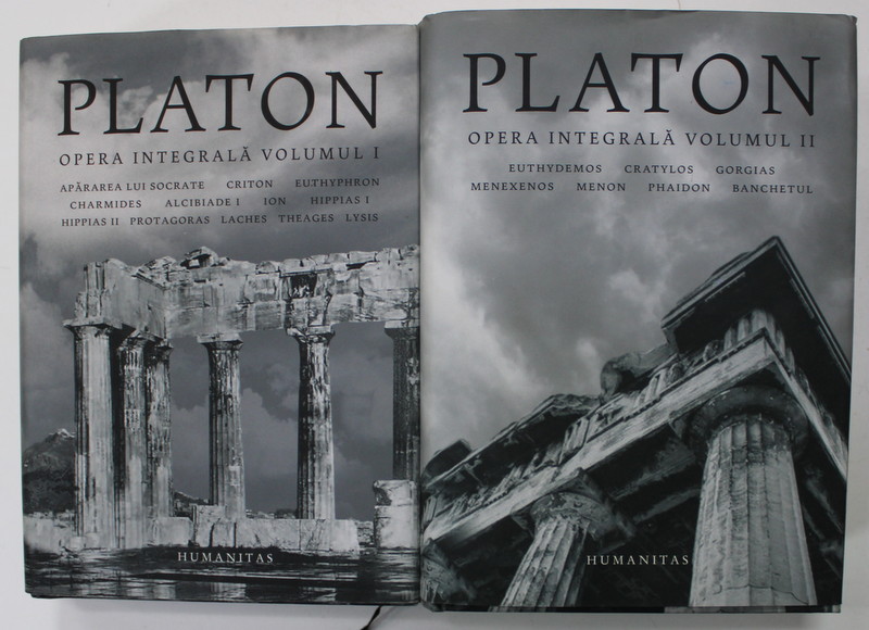 PLATON , OPERA INTEGRALA , VOLUMELE I - II , traducere , introduceri si note de ANDREI CORNEA , 2021
