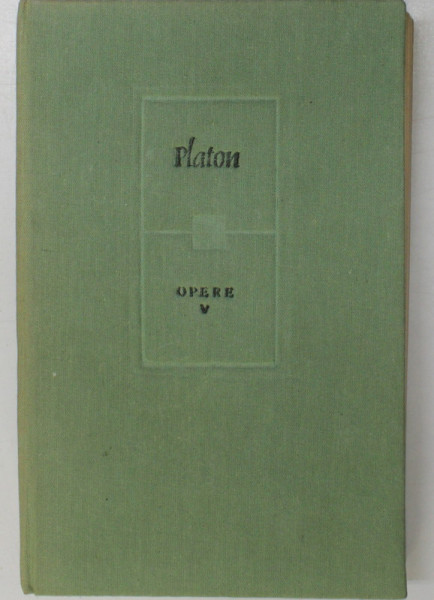 PLATON,OPERE VOL.5  1986 ( REPUBLICA )
