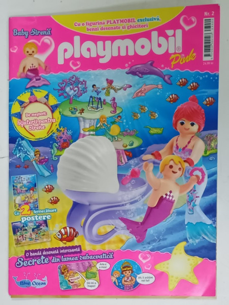 PLAYMOBIL PINK , REVISTA PENTRU COPII , NR. 2 , 2023, LIPSA  FIGURINA