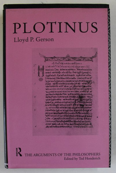 PLOTINUS by LLOYD P. GERSON , 1994