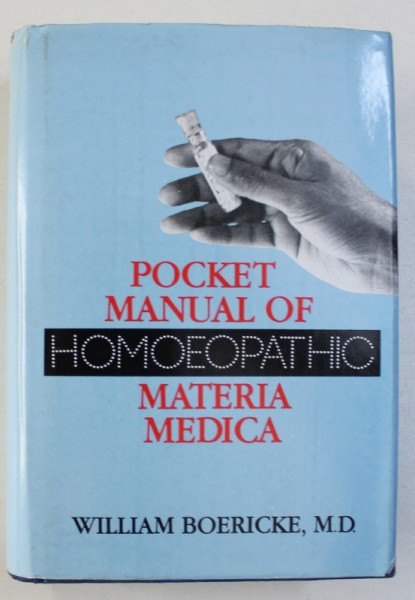 POCKET MANUAL OF HOMOEOPATHIC MATERIA MEDICA by WILLIAM BOERICKE , 2006