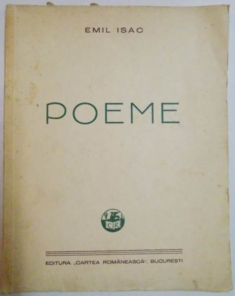POEME de EMIL ISAC , 1936