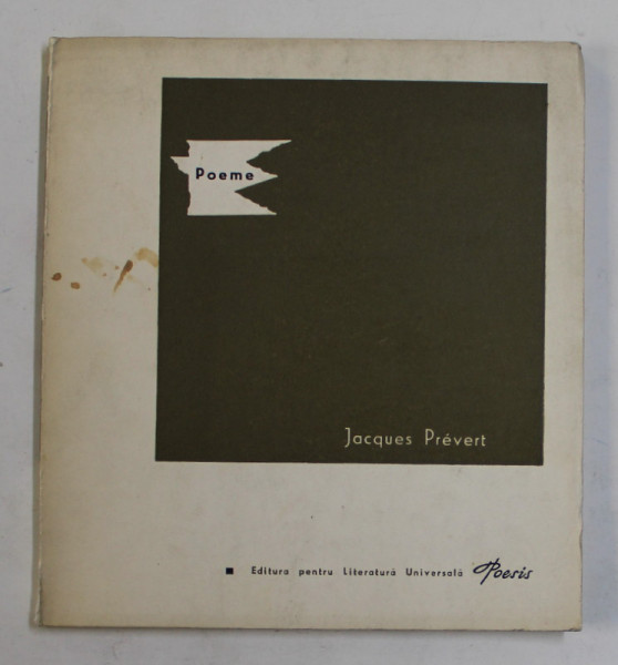 POEME de JACQUES PREVERT , 1965