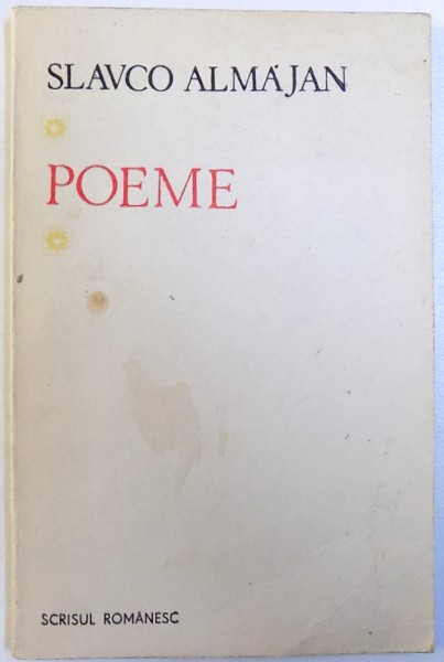 POEME de SLAVCO ALMAJAN , 1988