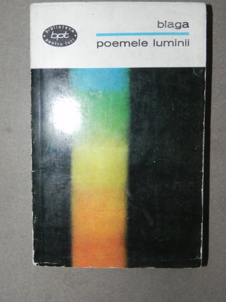 POEMELE LUMINII BLAGA  1968