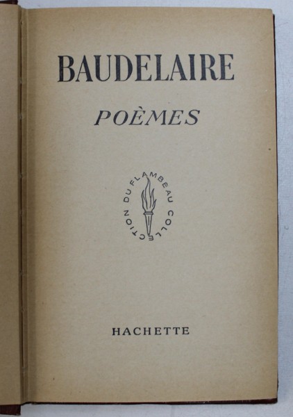 POEMES de BAUDELAIRE, 1951