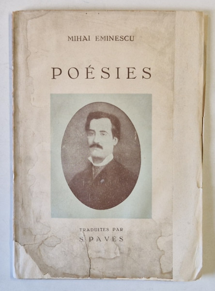 POESIES, TRADUITES PAR S. PAVES de MIHAI EMINESCU, 1945 - COPERTA PARTIAL REFACUTA