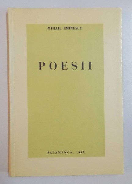 POESII de MIHAIL EMINESCU , 1982