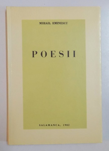 POESII de MIHAIL EMINESCU , 1982