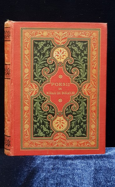 POESII de MIHAIU DE BONACCHI - BUCURESTI, 1890