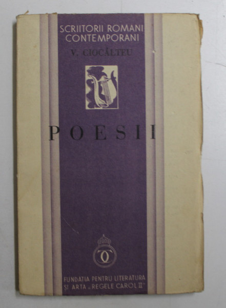 POESII de V. CIOCALTEU , 1934