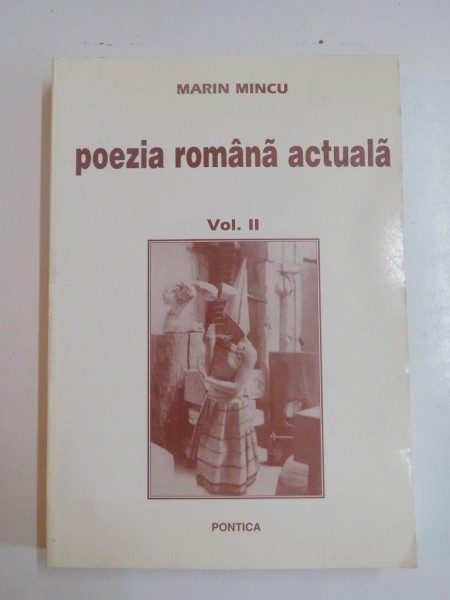 POEZIA ROMANA ACTUALA VOL II de MARIN MINCU , CONSTANTA 1998