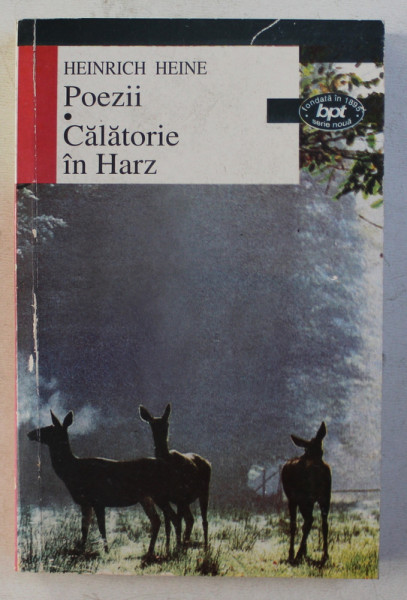 POEZII / CALATORIE IN HARZ de HEINRICH HEINE , 2000