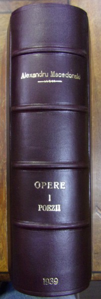 POEZII de ALEXANDRU MACEDONSKI . EDITIE BIBLIOFILA (1939)