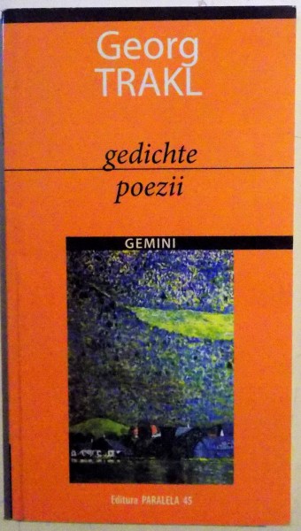 POEZII de GEORG TRAKL , 2008