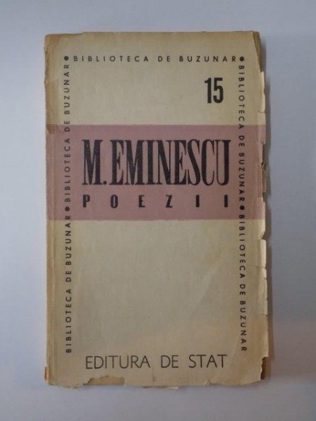 POEZII de M. EMINESCU  1946