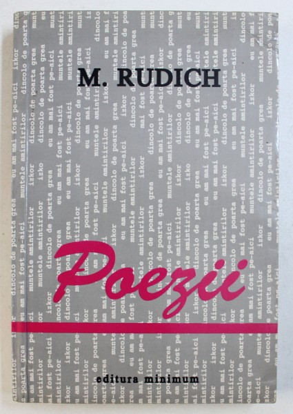 POEZII de M. RUDICH, 1995