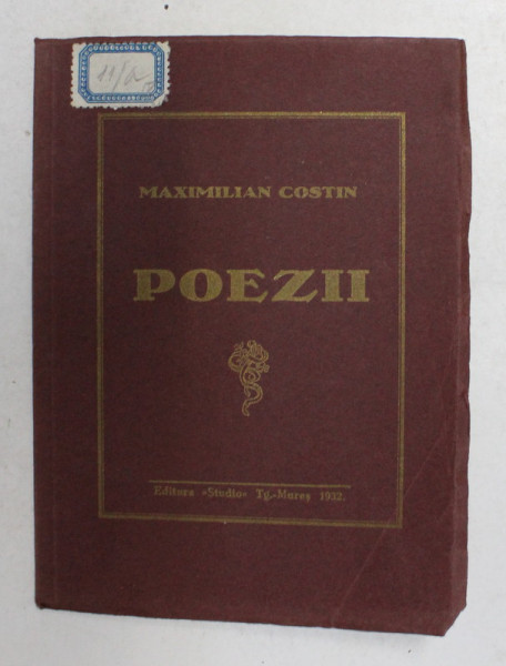 POEZII de MAXIMILIAN COSTIN , 1932