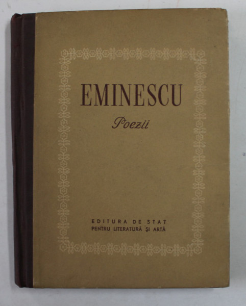 POEZII de MIHAI EMINESCU , 1952