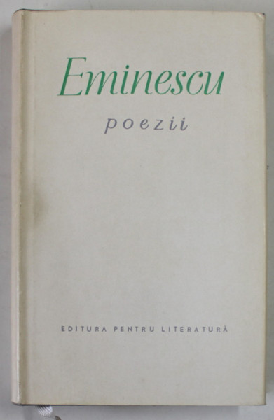 POEZII de MIHAI EMINESCU , editie ingrijita de PERPESSICIUS , 1963, TIPERITA PE HARTIE DE BIBLIE