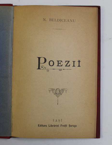 POEZII de N . BELDICEANU , 1893
