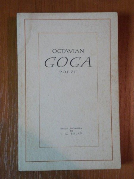 POEZII de OCTAVIAN GOGA