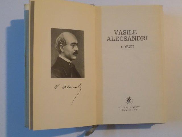 POEZII de VASILE ALECSANDRI, EDITIA DE LUX  1974