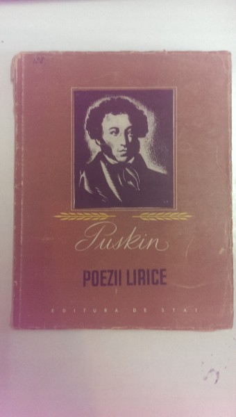 POEZII LIRICE de PUSKIN  1949