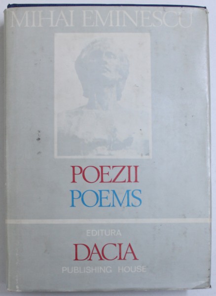 POEZII / POEMS de MIHAI EMINESCU , EDITIE BILINGVA ROMANA  - ENGLEZA , ilustratii de LIGIA MACOVEI , 1980