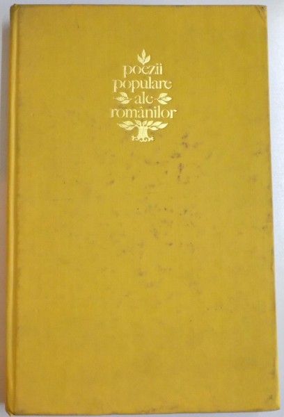 POEZII POPULARE ALE ROMANILOR de V. ALECSANDRI , 1971