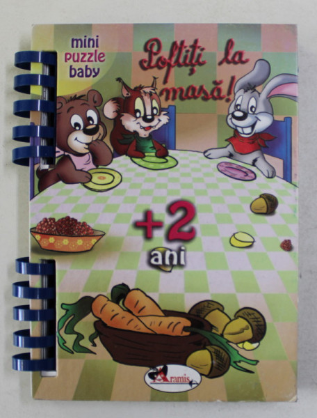 POFTITI LA MASA ! MINI BABY PUZZLE , + 2 ANI , 2009