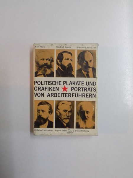 POLITISCHE PLAKATE UND GRAFIKEN. PORTRATS VON ARBEITERFUHRERN  1974