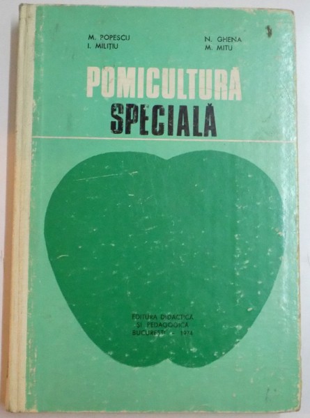 POMICULTURA SPECIALA , 1974