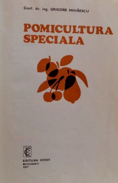 POMICULTURA SPECIALA , 1977