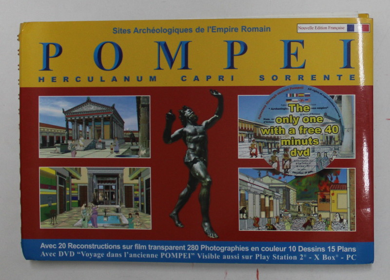POMPEI - HERCULANUM , CAPRI , SORRENTE - SITES ARCHEOLOGIQUES DE L 'EMPIRE ROMAIN , AVEC 20 RECONSTRUCTIONS SUR FILM TRANSAPARENT , 2006 , CD INCLUS *