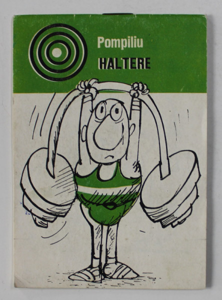 POMPILIU DUMITRESCU- HALTERE  - MINIALBUM DE CARICATURA , ANII '70