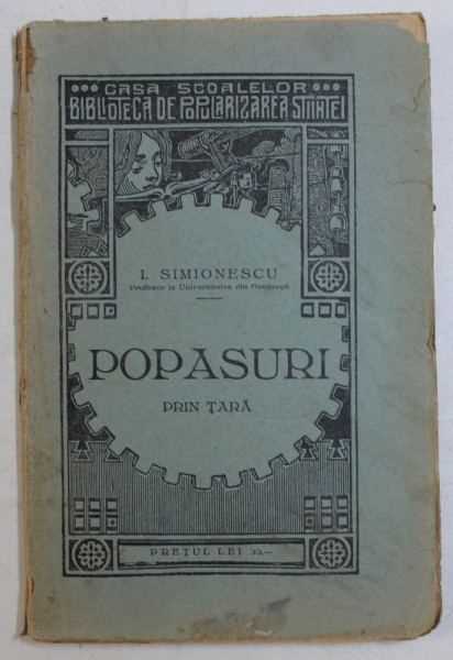 POPASURI PRIN TARA de I.SIMIONESCU , 1930