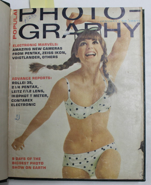 POPULAR PHOTOGRAPHY , FOTO MAGAZINE , COLIGAT DE 3 NUMERE , APARUTE IN IANUARIE - MARTIE , 1967