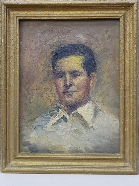 PORTRET DE  BARBAT- ULEI  PE PANZA -NESEMNAT