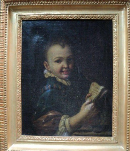Portret de copil, Antonio Amorosi (1660 - 1738)