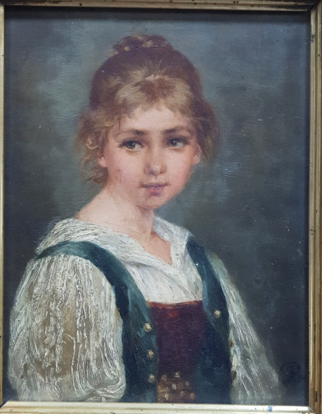 Portret de fetita - Sfarsit de Sec. 19