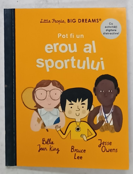 POT FI UN EROU AL SPORTULUI , carte scrisa de MARIA ISABEL SANCHEZ VEGARA , ilustratii de MIRANDA  SOFRONIOU , 2023