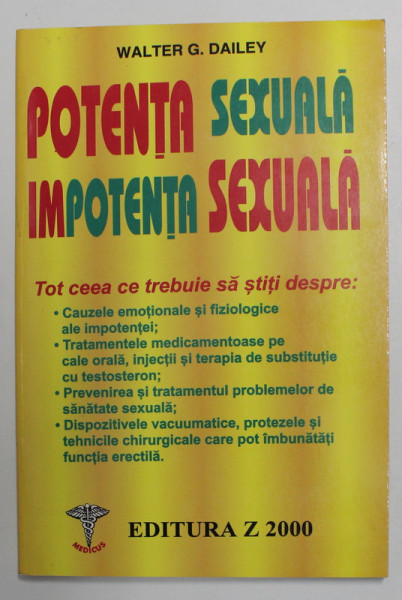 POTENTA SEXUALA - IMPOTENTA SEXUALA de WALTER G. DAILEY , 2000