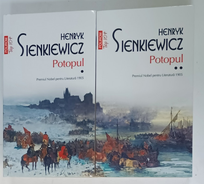 POTOPUL de HENRYK SIENKIEWICZ , VOLUMELE I - II , 2021